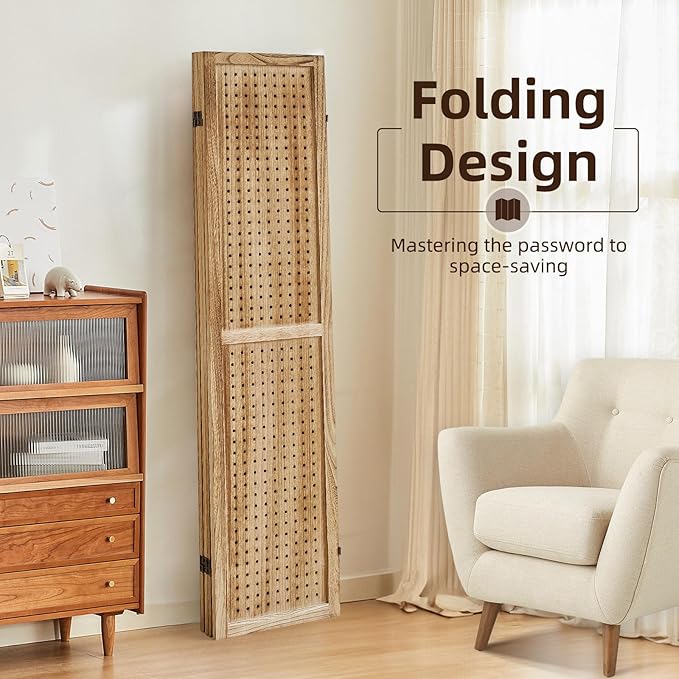 Aleesing 4 Panel Pegboard Display