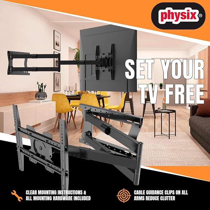 Physix 2120 Long arm TV Wall Mount