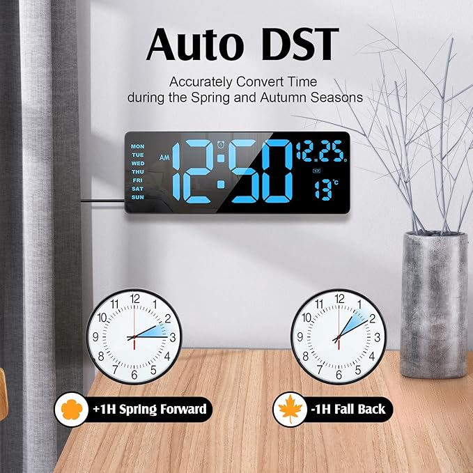 16.5" Digital Clock Large Display