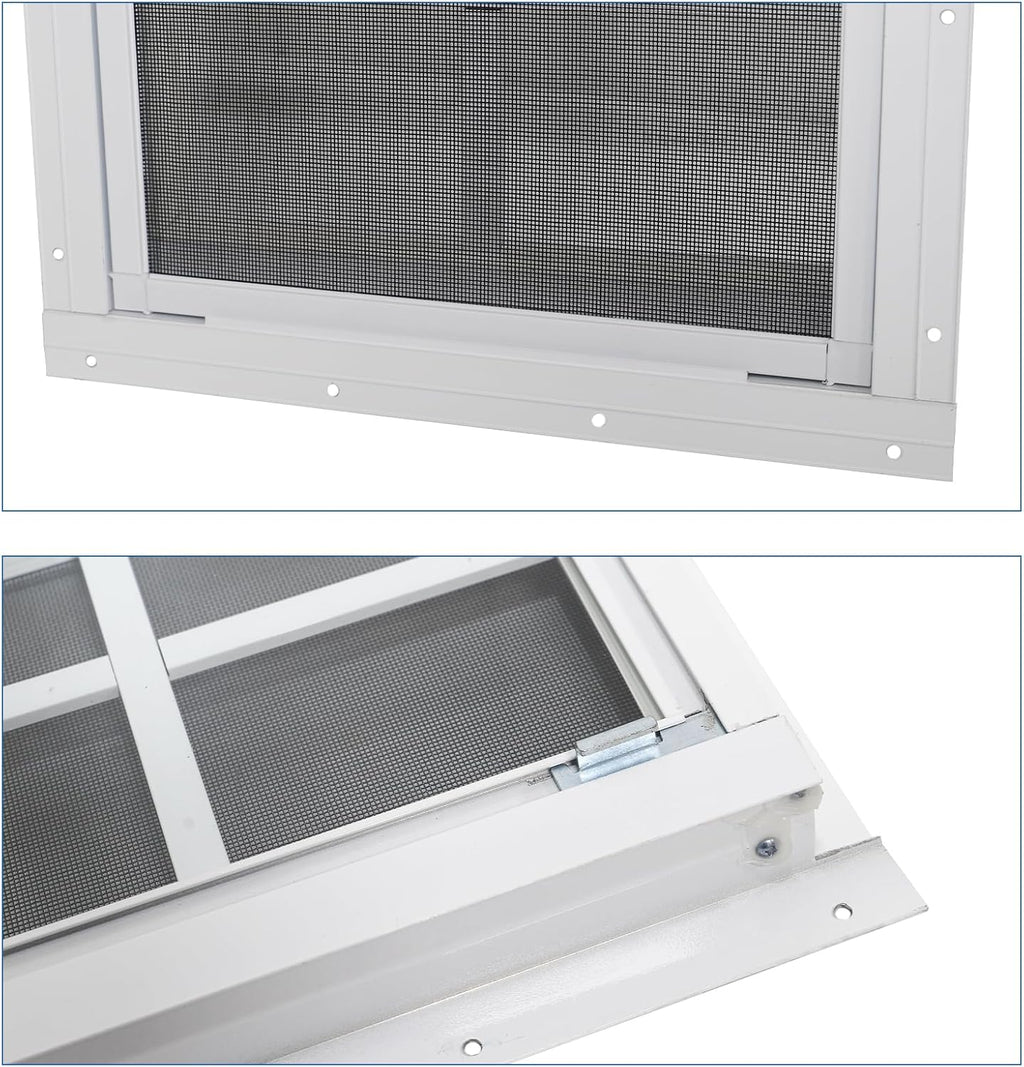 neatiease upgraded shed windows 2 pack, 20" x on a desk or shelf