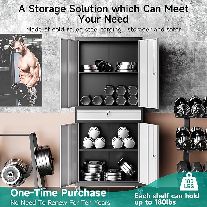 Metal Garage Storage Cabinet