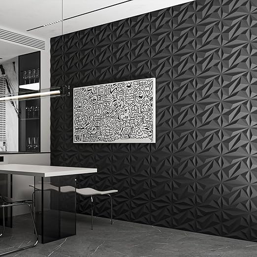 Art3dwallpanels 50 Pack 3D Wall Panel Diamond