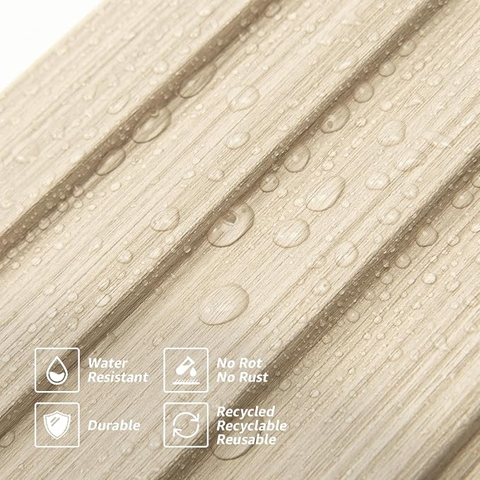 Art3d Slat Wall Panels, WPC Soundproof 3D Wall Paneling (8-Pack)
