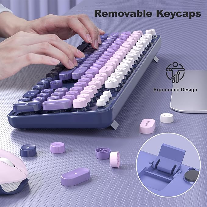 MOFII Wireless Keyboard and Mouse Combo, Full Size 2.4G Plug and Play