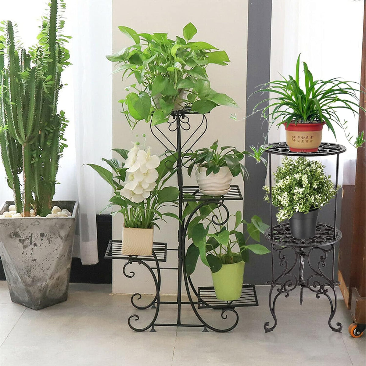 ownmy cast iron plant stand indoor outdoor wrought, package contents