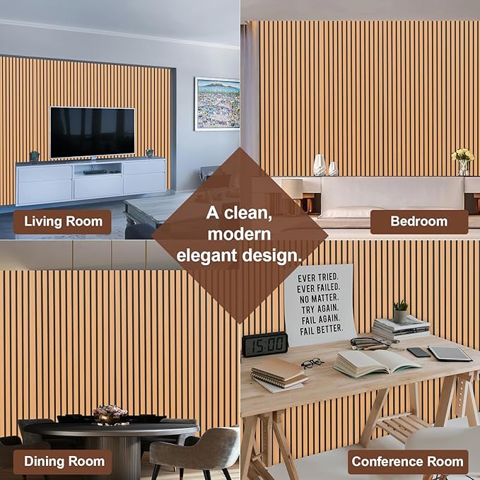 Yuzzy Wood Panels for Wall (4 PCS)