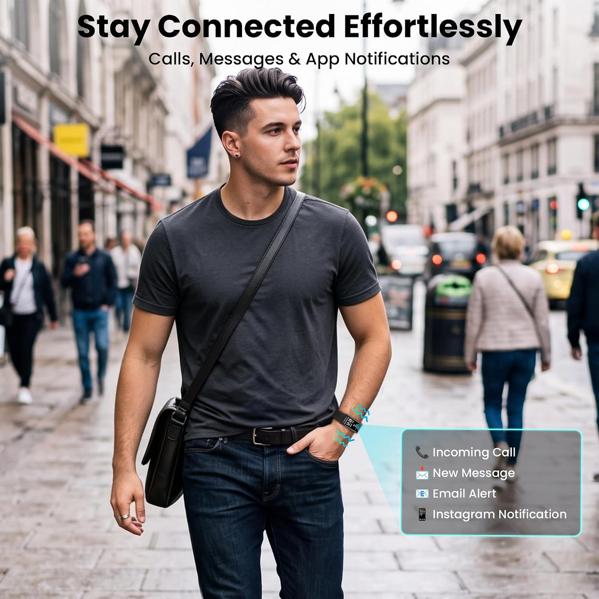 fitness tracker with heart rate & sleep tracking, package contents