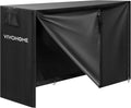 VIVOHOME 5ft Waterproof Outdoor Firewood Log Rack Cover, Black