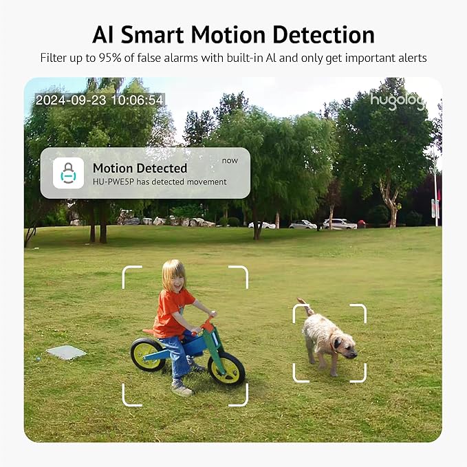 Hugolog 2K 3MP Outdoor Indoor Security Cameras
