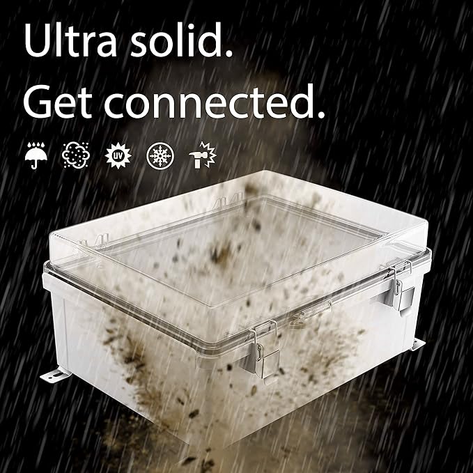 Gratury Junction Box, IP67 Waterproof Plastic Enclosure
