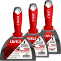 LEVEL5 Stainless Steel Joint Knife 3-Pack w/Soft Grip Handles | 5-620