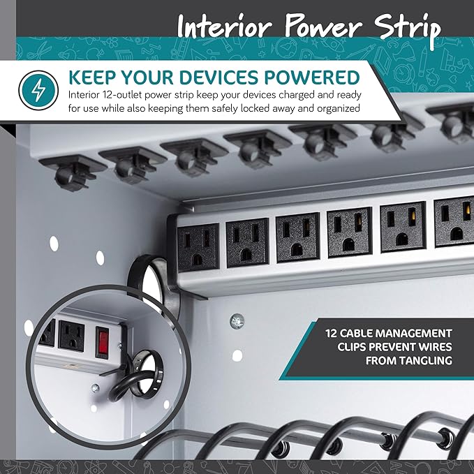 Learniture Structure Series 12-Device Charging Station