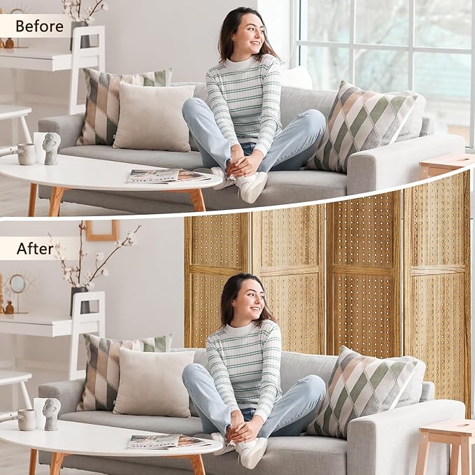 Aleesing 4 Panel Pegboard Display
