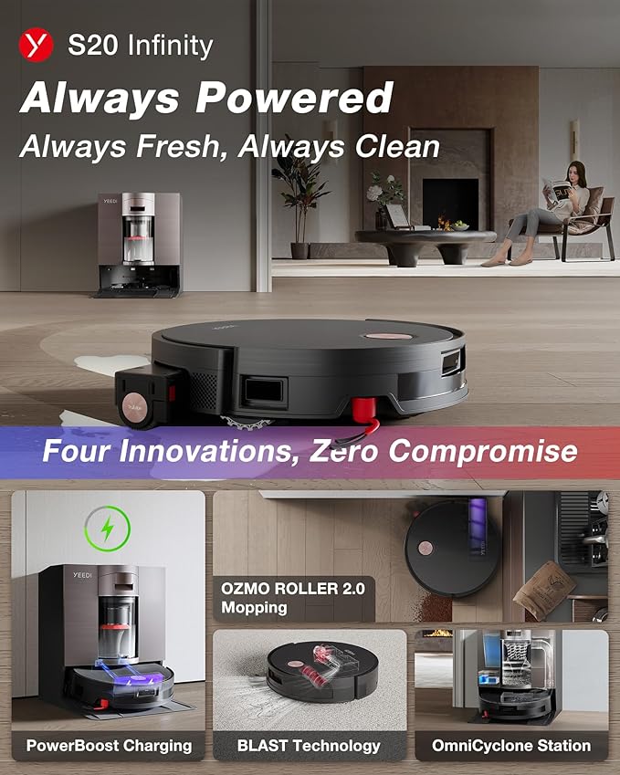 Yeedi S20 Infinity Robot Vacuum&Mop