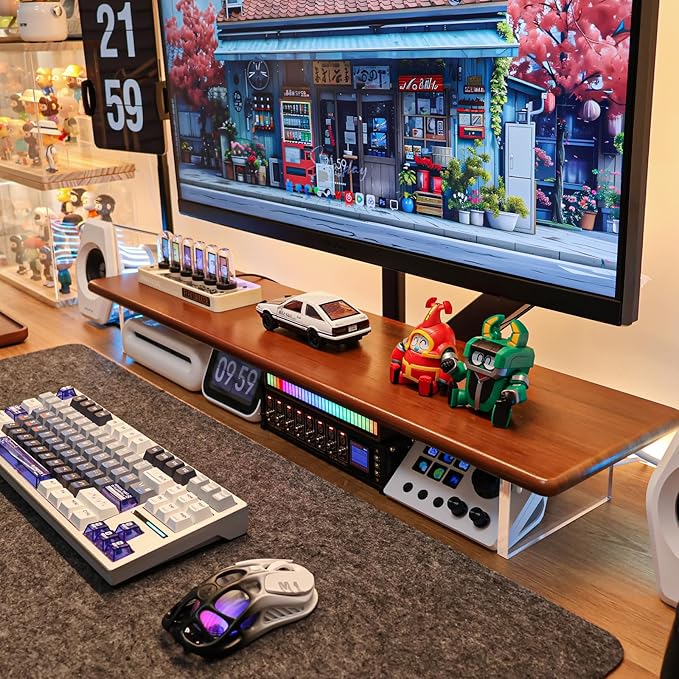 ROCDEER Bamboo Monitor Stand Riser