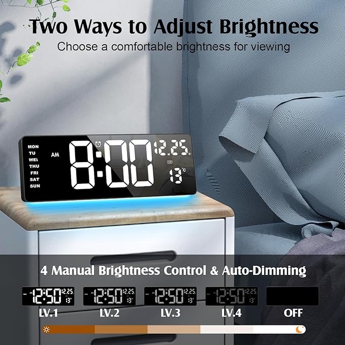 Xflyee 16.5" Digital Clock Large Display
