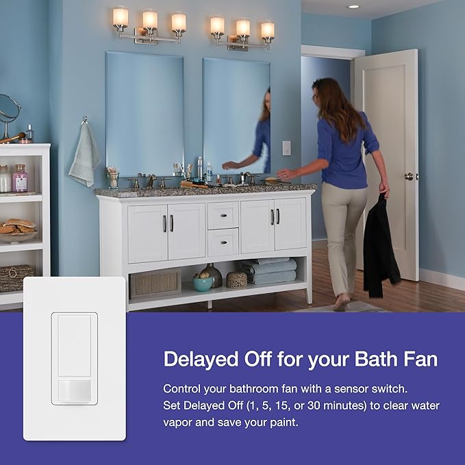 Lutron Maestro Motion Sensor Light Switch Indoor