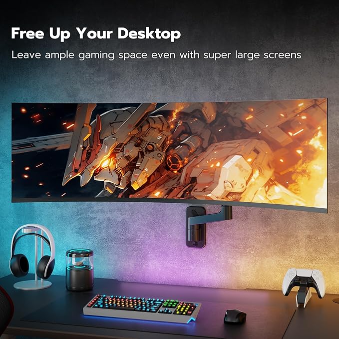 ARES WING Wall Mount Monitor Arm