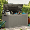 YITAHOME 80 Gallon Resin Deck Box
