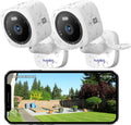 Hugolog 3K 5MP Outdoor Indoor Security Cameras