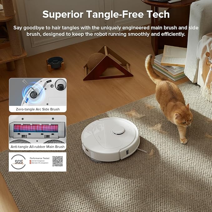 roborock Qrevo Series Robot Vacuum and Mop, 8000Pa Suction, Upgraded from Qrevo