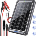 POWOXI 12V Solar Car Battery Charger: 15W Solar Trickle Charger Maintainer