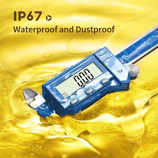 Dasqua 6”/150mm IP67 Absolute Origin Digital Caliper, Stainless Steel, Accuracy