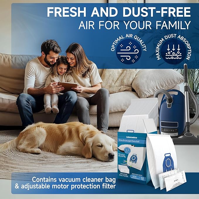 20 Pack 3D Airclean GN Vacuum Bags