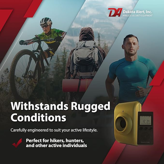 Long Range Motion Sensor System- Dakota Alert MTPR-4000 Wireless Motion