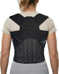 Full Back Posture Corrector for Women & Men – Pull-Back System Posture Brace –