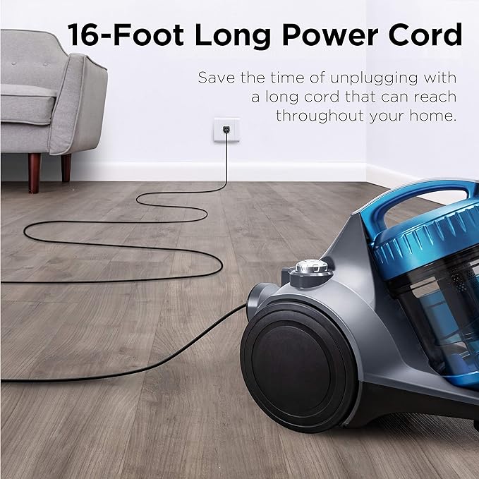 Eureka WhirlWind Bagless Canister 2.5L Vacuum Cleaner, Lightweight Vac
