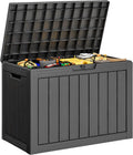 Outdoor Storage Box Waterproof, 45 Gallon Deck Box for Patio Storage
