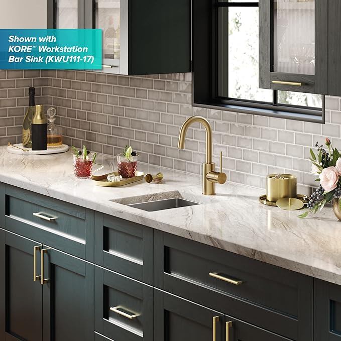 KRAUS Oletto Single Handle Kitchen Bar Faucet