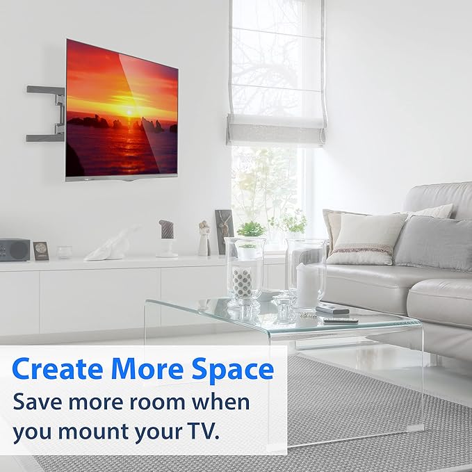 Mount Factory Heavy-Duty Full Motion TV Wall Mount