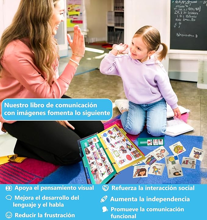 Visual Communication Book, 162 ASD Photo Picture Cards: Autism Language