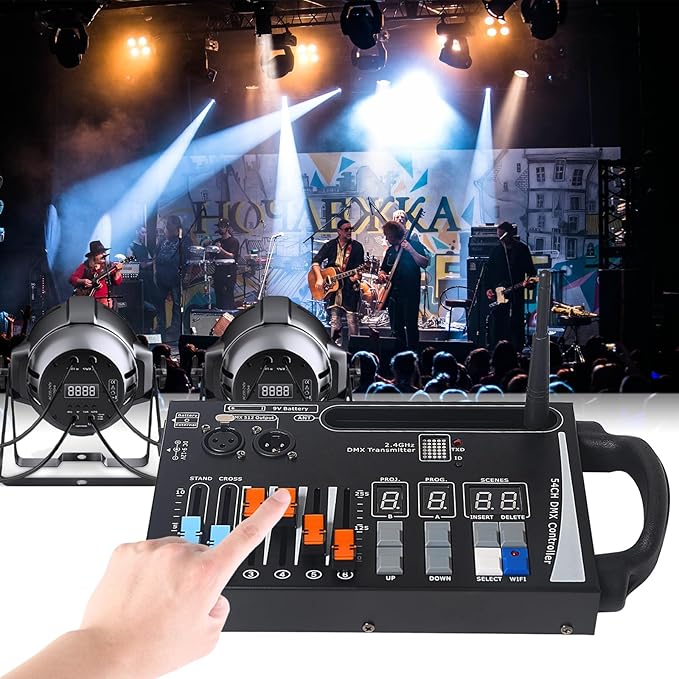 DMX Lighting Console, 54 Channels DMX Controller