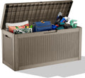 70Gal Outdoor Storage Box Waterproof Lockable Deck Box