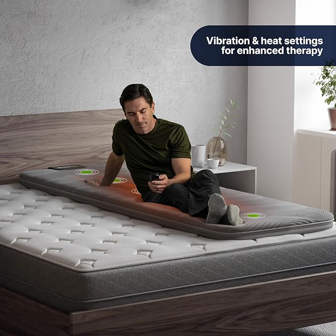 GhostBed Massage Mat with 3" Gel Memory Foam