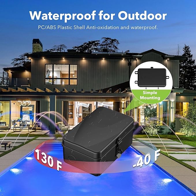 BN-LINK Pool Timer, Outdoor Mechanical Timer Switch