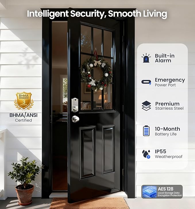 Veise VE017-K Fingerprint Smart Lock
