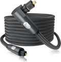 EMK 90 Degree Toslink Optical Cable 360 Degree Free-Rotating Plug Fiber Optic
