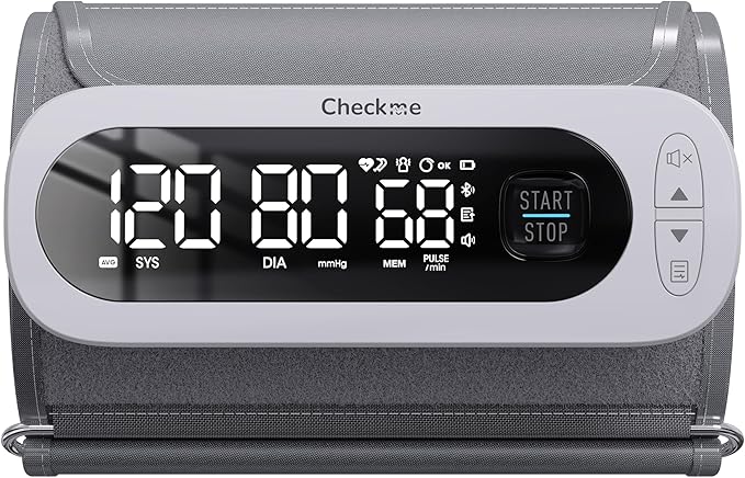 Checkme Rechargeable Blood Pressure Monitor, Automatic Upper Arm BP Machine