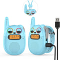 Qniglo Walkie Talkies for Kids Rechargeable 2 Pack, Christmas Birthday Gifts