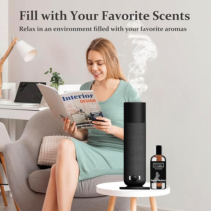 Smart Waterless Essential Oil Diffuser, Scent Air Machine