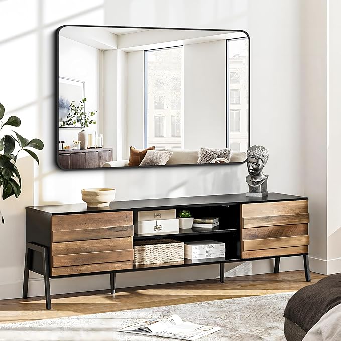 FORBATH Bathroom Mirror 30" X 40", Large Rectangular Wall Mirror