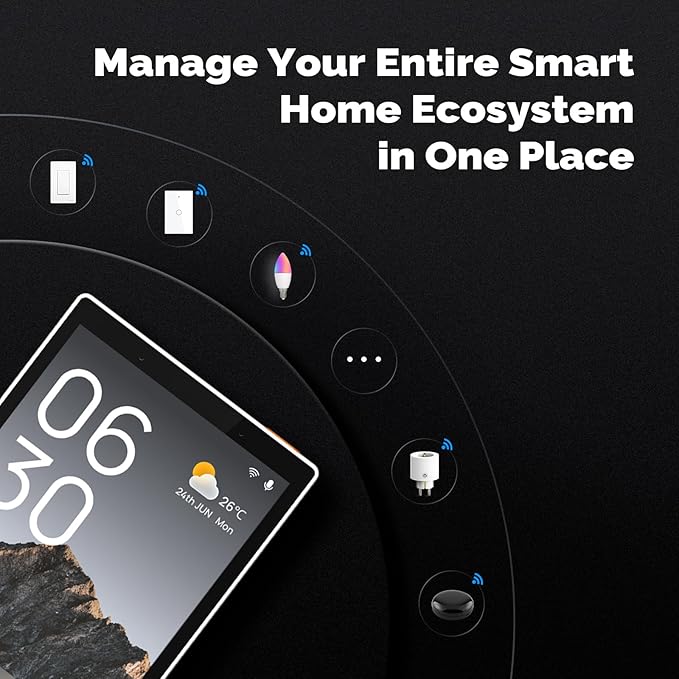 MOES Smart Home Touchscreen Control, In-wall Smart Panel