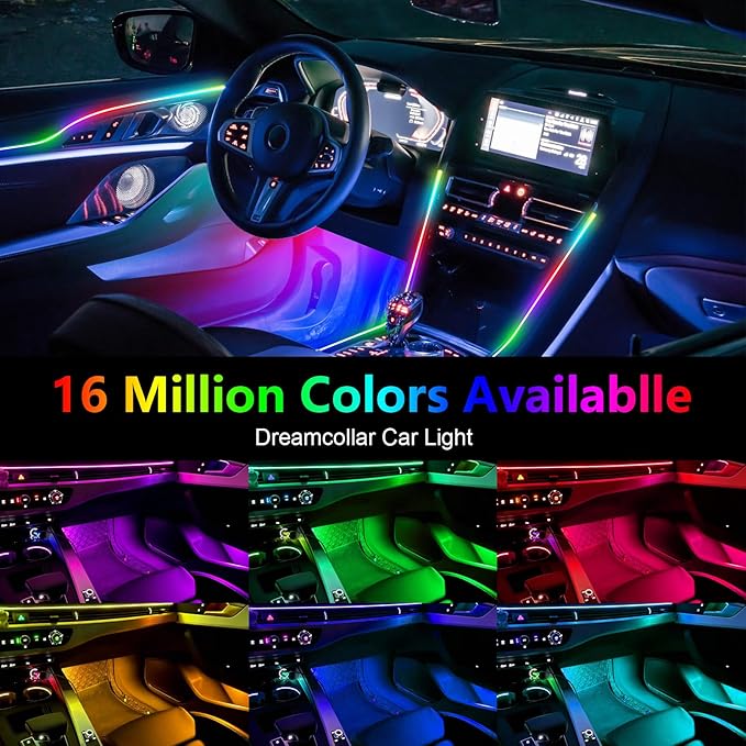 WEBUPAR Dreamcolor 6 in 1 Car LED Strip Lights