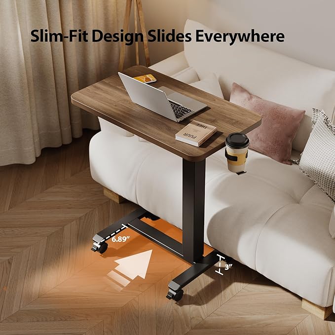 Agilestic Portable Standing Desk Height Adjustable, Mobile Table