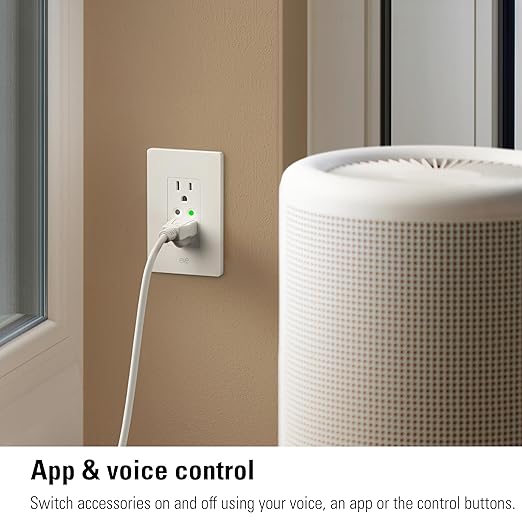 Eve Energy Outlet 3-Pack – Smart Outlet & Power Meter, App & Voice Control