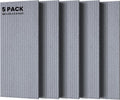 5 Pack Acoustic Panels, Premium Wall Sound Absorbing Panels, Decorative Sound